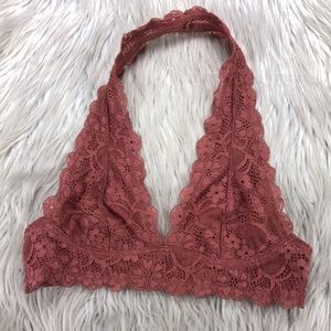 Intimately Free People Halter Neck Lace Bralette